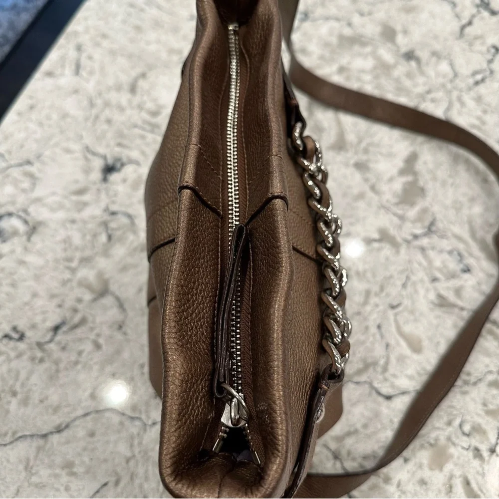 COACH Convertible Chain Duffel in Bronze, Style F19722